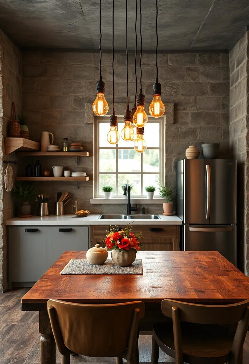 Pendant Lighting with Edison Bulbs for a Cozy Glow