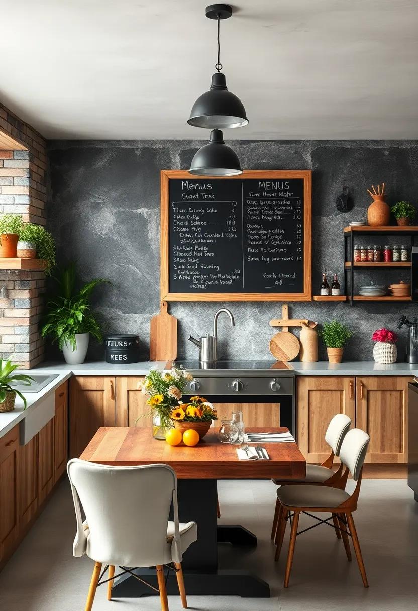 Rustic Chalkboard⁢ or Letter Board for Menus and Notes