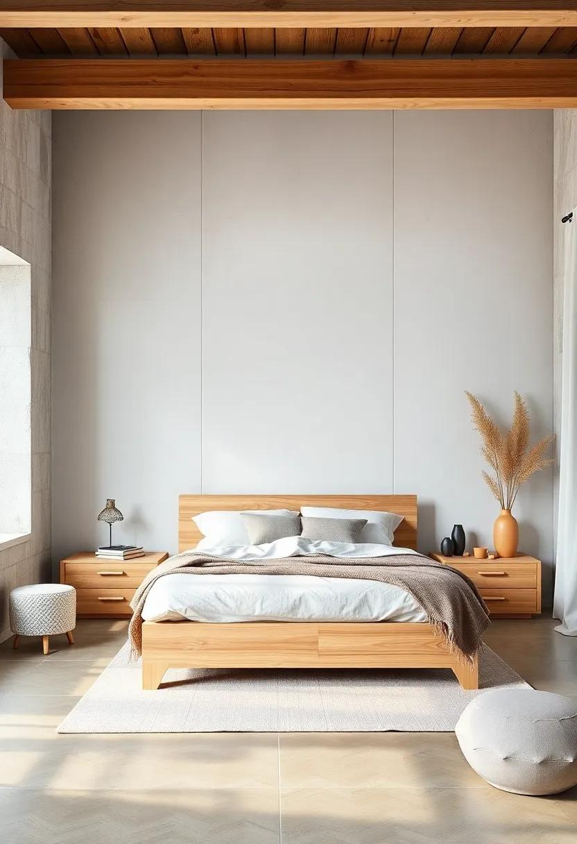 choose Bed ⁢frames with Simple, ⁣Sleek Designs in‍ Light Wood