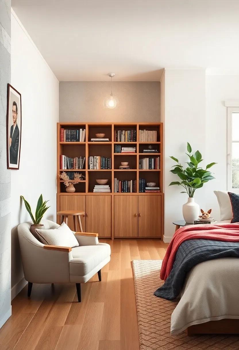 Create a ⁢Reading Nook⁢ with‍ a Comfortable armchair and Bookshelf