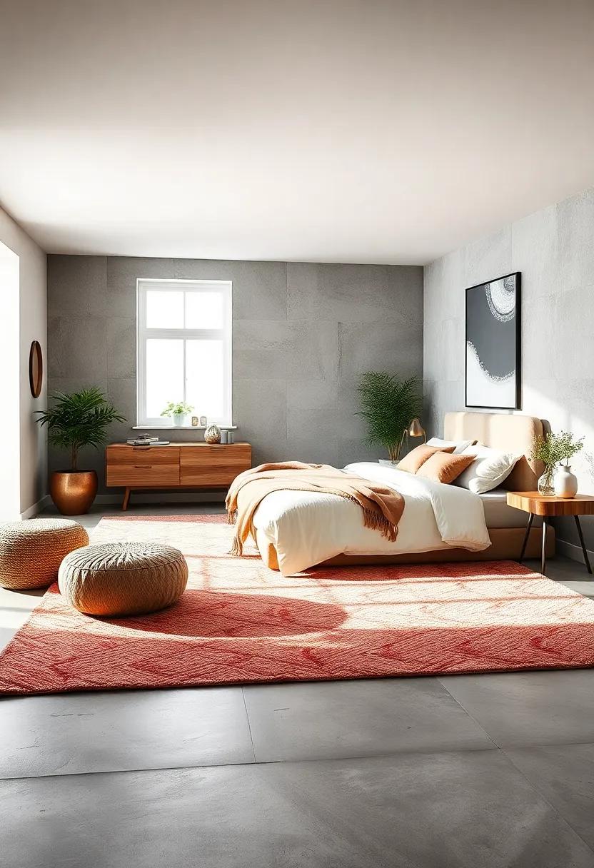 Incorporate Textured Rugs⁤ to add Warmth and Depth