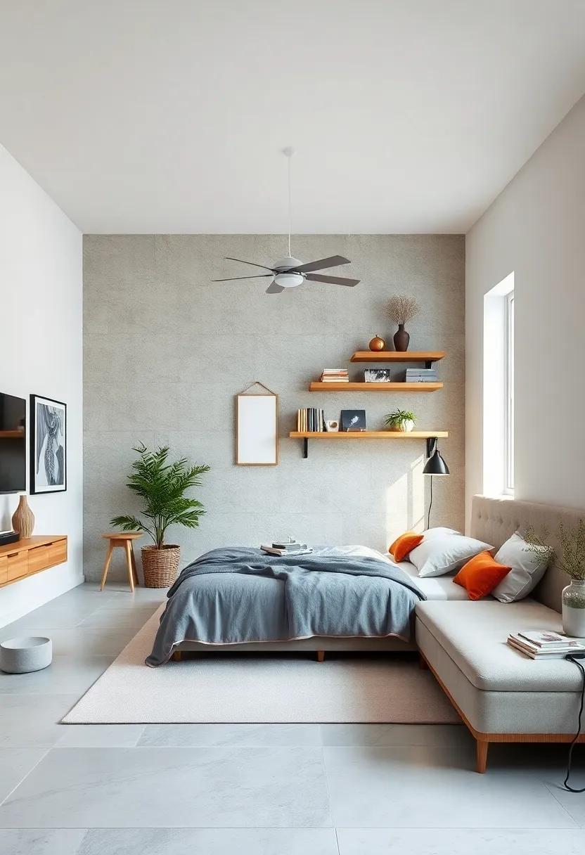 Opt for floating ⁢shelves to ‌Showcase Personal Items​ Neatly