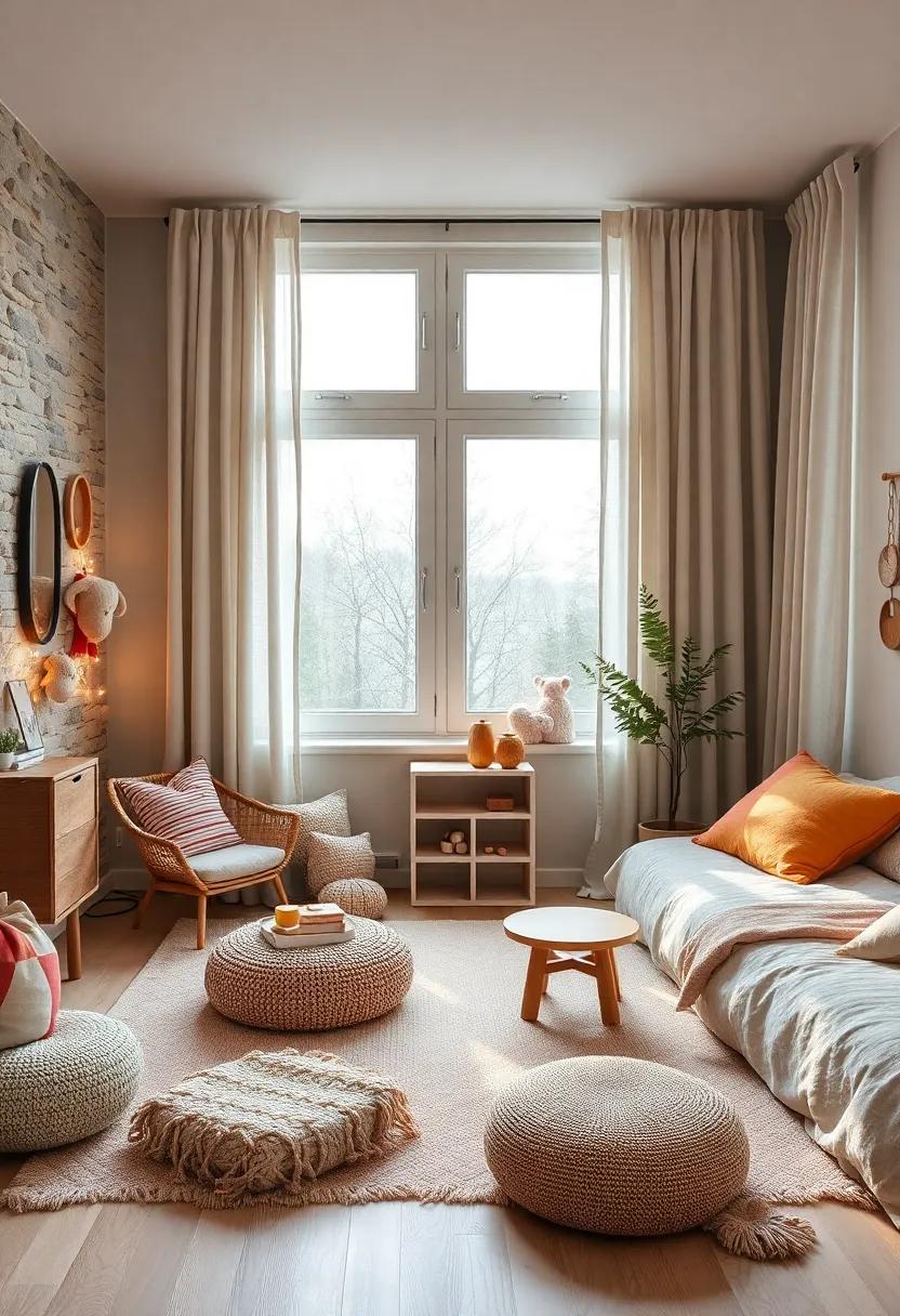 Cozy⁤ Textures and Warm Lighting: Use layered textiles such as knitted ​blankets‍ and​ linen ⁣curtains‍ alongside ‌soft, ⁤warm⁤ lighting for a snug Scandinavian feel
