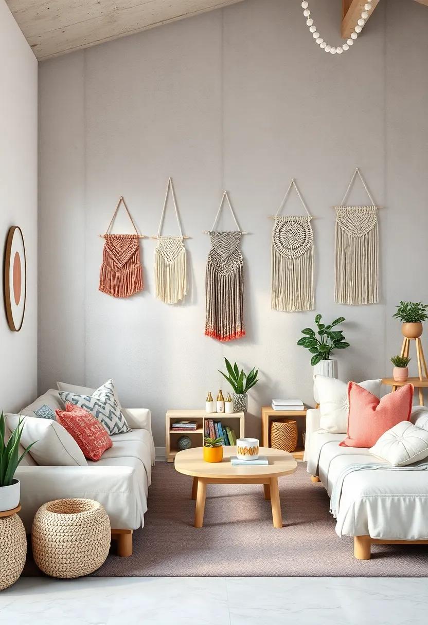 Handmade Wall Hangings: Incorporate macramé or woven ​decorations to add warmth and texture‍ without cluttering