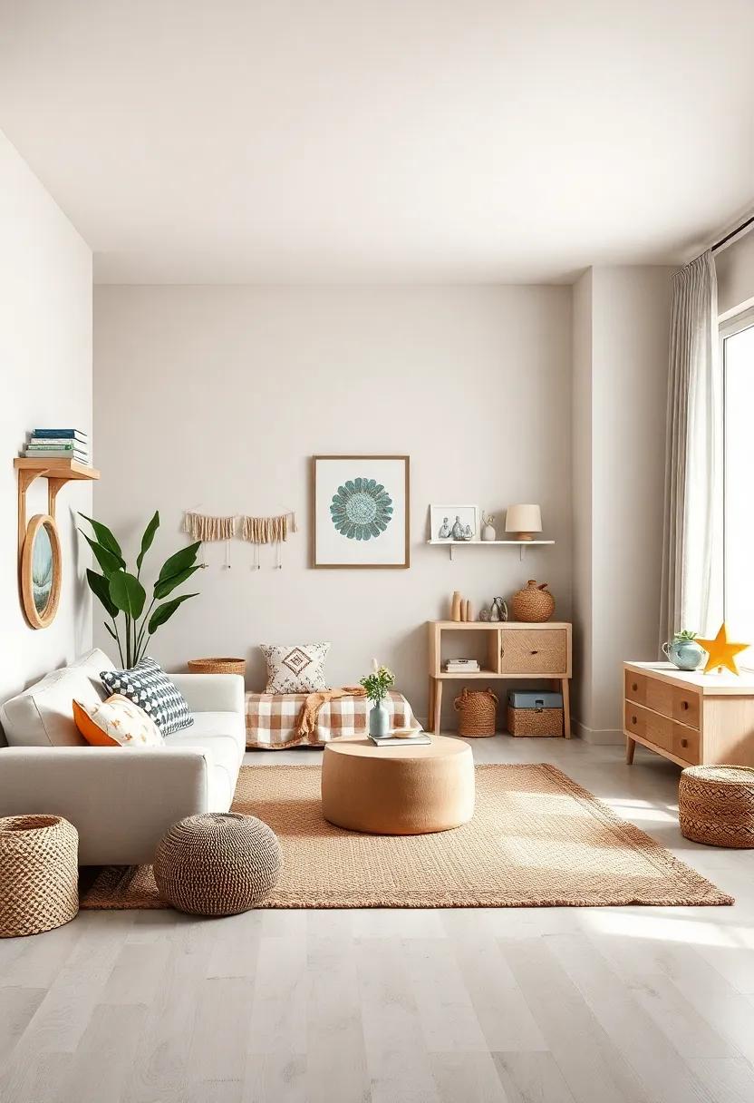 Natural fiber‍ Rugs: Choose jute or wool⁣ rugs that complement ​the room’s palette and provide⁤ soft ⁤textures ⁣underfoot