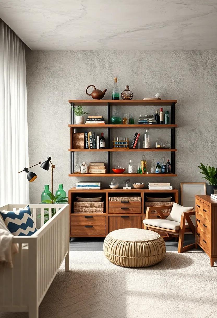 Science Experiment Display Shelves: Showcase safe,decorative science kits or crystal-growing experiments for visual interest