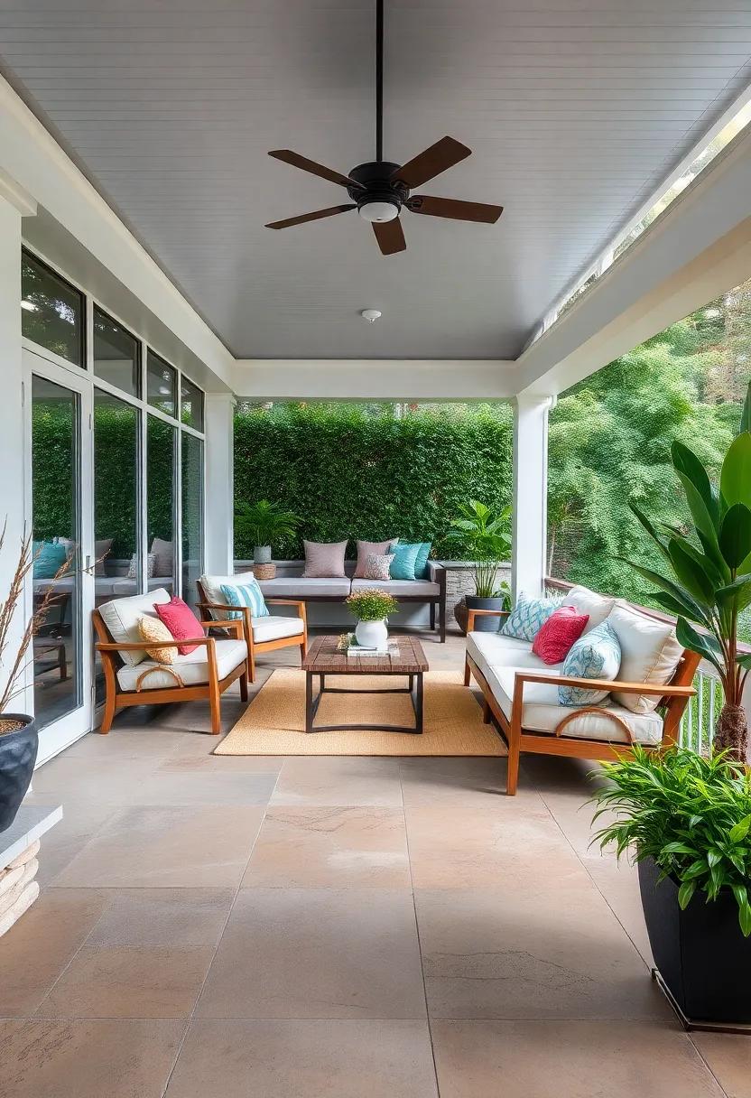 - Cool Concrete Stain Effects in ‍Soft Earth ⁣Tones Lending an Urban Yet Comfortable Feel to ⁤Outdoor Floor Areas