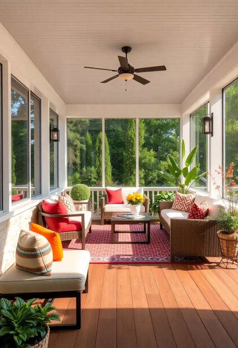 - Vibrant Patterns and Textures of Composite‍ Decking‍ That Transform Your Screened porch Into⁤ a Modern ⁣Oasis