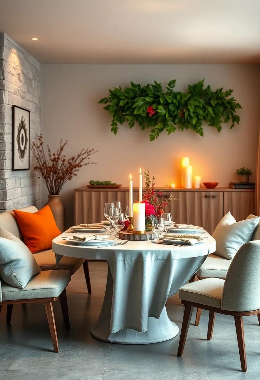 Seasonal Candlelight Arrangements That Add Warmth and Depth to ⁢Small Dining environments