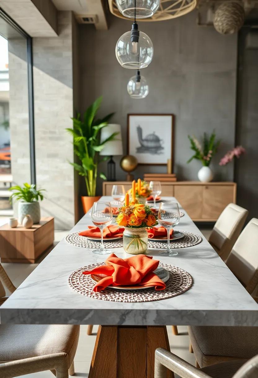 Layered table Settings Combining Patterned Placemats‌ and Napkins‍ for Visual⁣ Interest Without Clutter