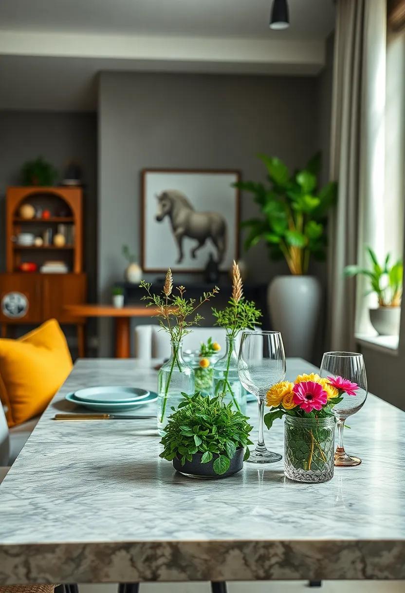 Integrating Seasonal Herbs and Fresh ‌Greens Into Small‍ Table Arrangements for a‌ Vibrant,Lively Look