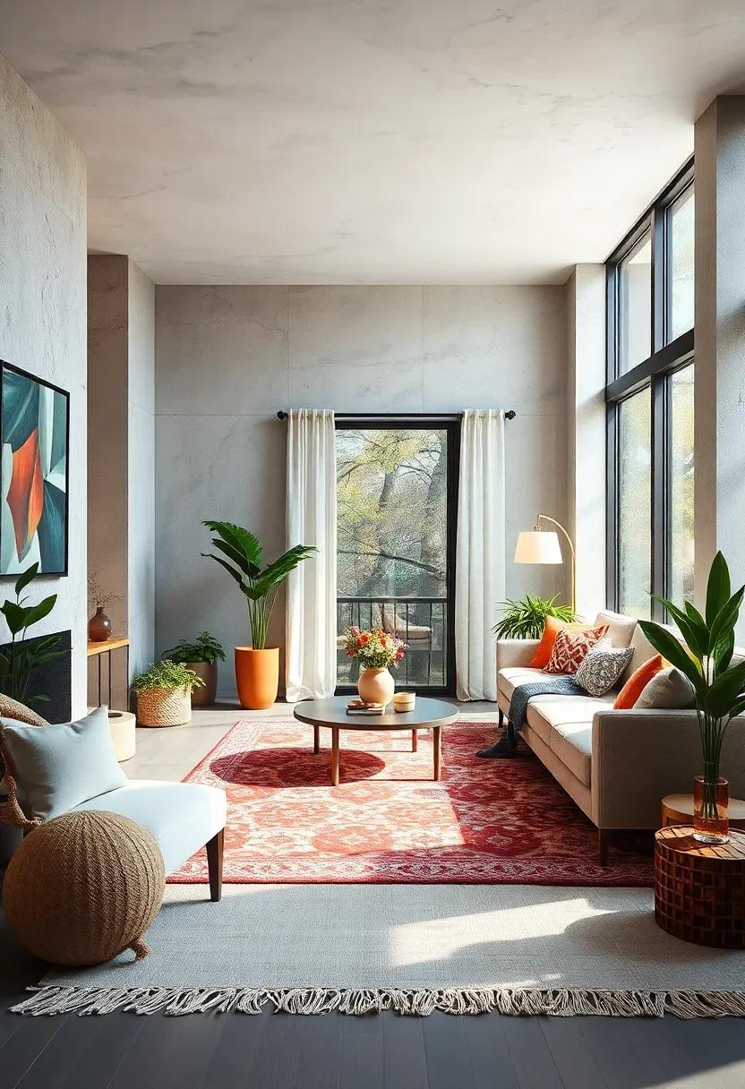 Add Layered‍ Rugs to ⁣Define Spaces and​ Add Warmth