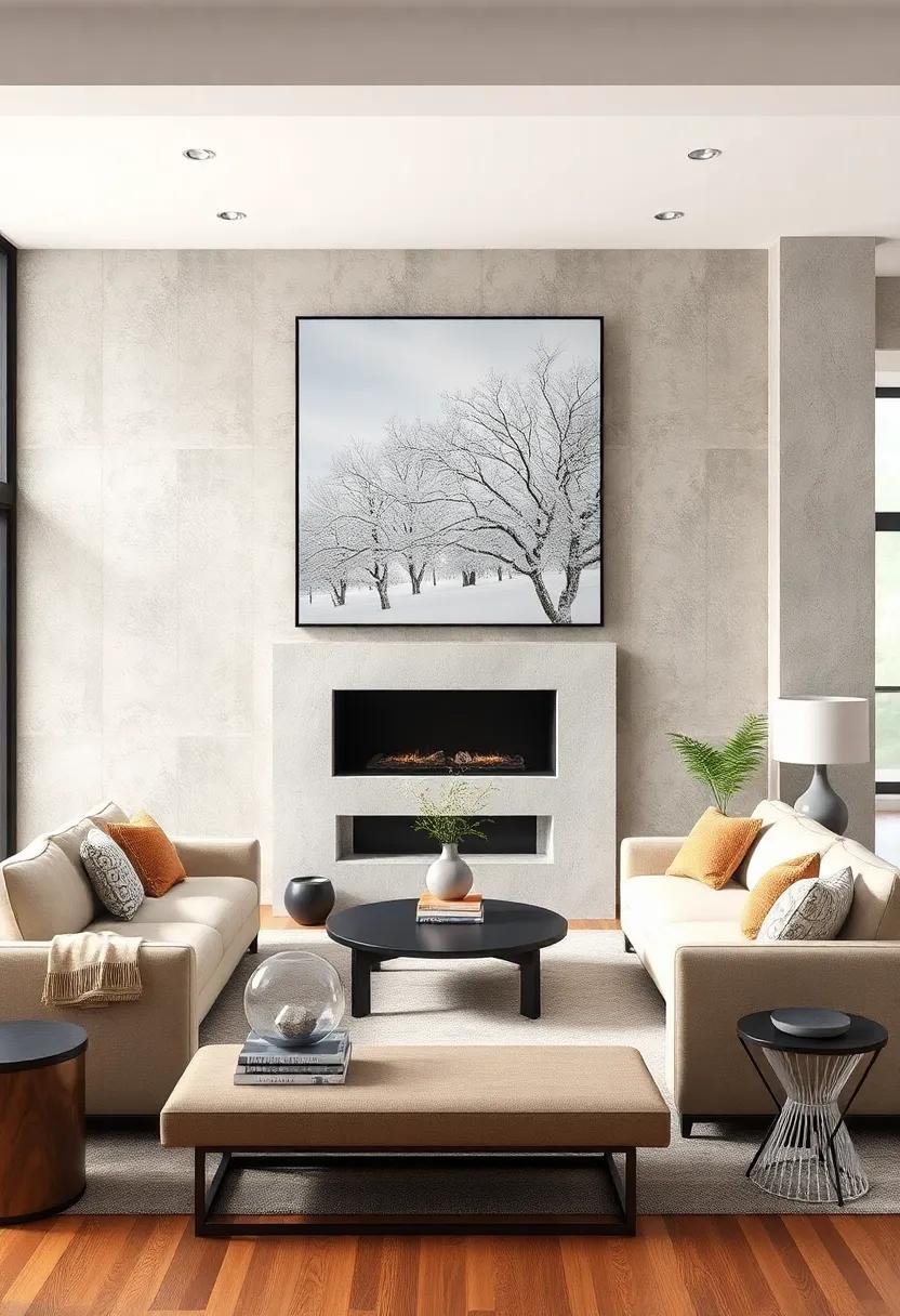 Minimalist Winter Landscapes: Embrace the serenity of‍ snow-covered scenes with clean ​lines and muted tones ⁤that evoke calm‍ and clarity