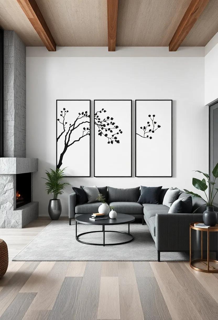 Monochrome Seasonal⁢ Silhouettes: Black and white designs highlight the beauty ⁢of ⁤seasonal ⁢forms with timeless sophistication