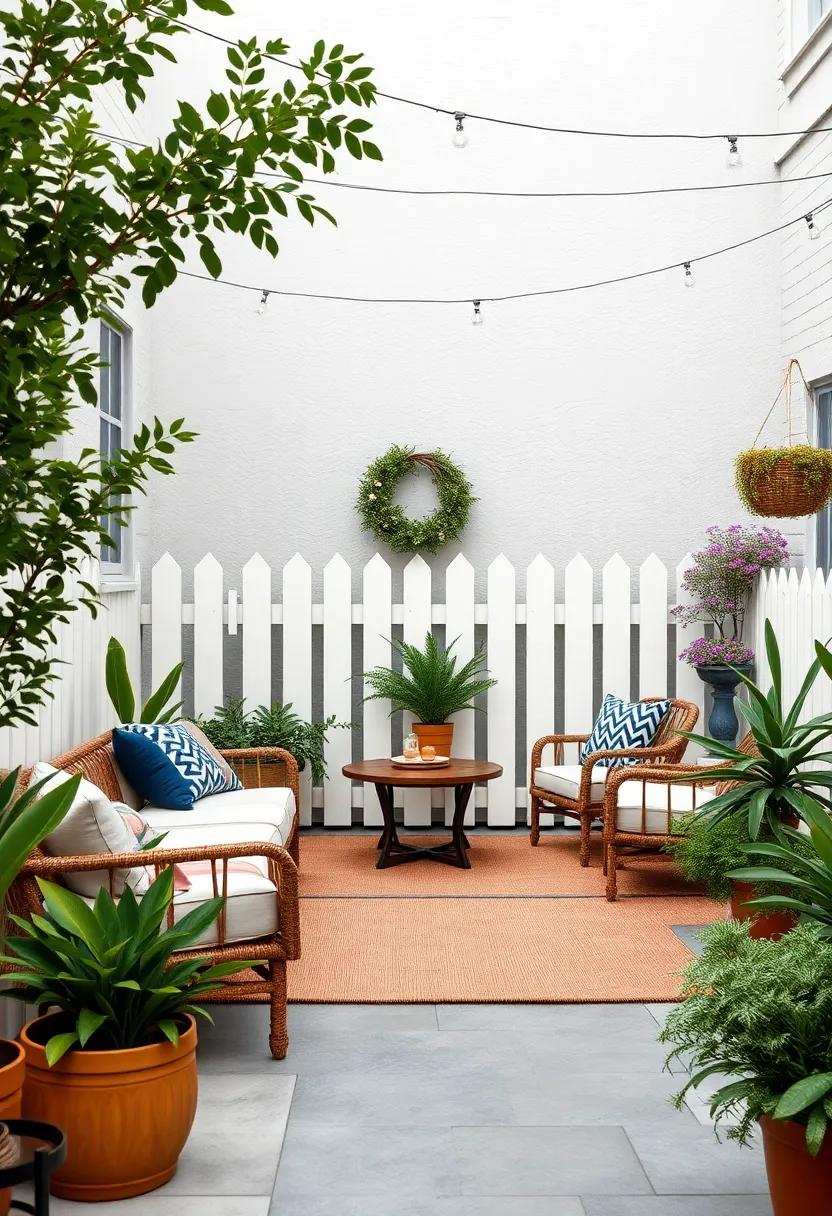 Vintage-inspired Off-White picket Fence ⁣with peeling paint ⁢Effect