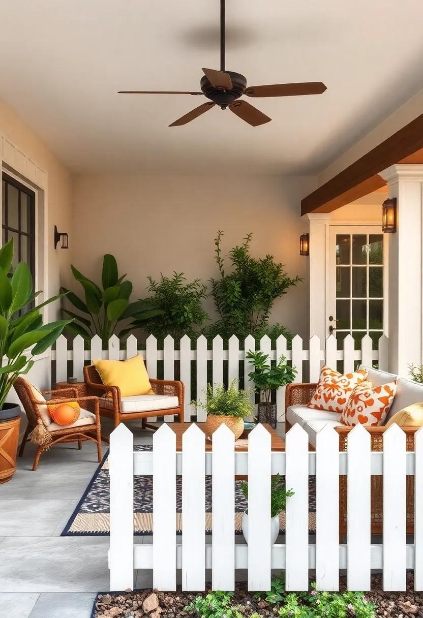 Cottage-Style⁢ Picket⁣ Fence with⁢ Scalloped​ Tops