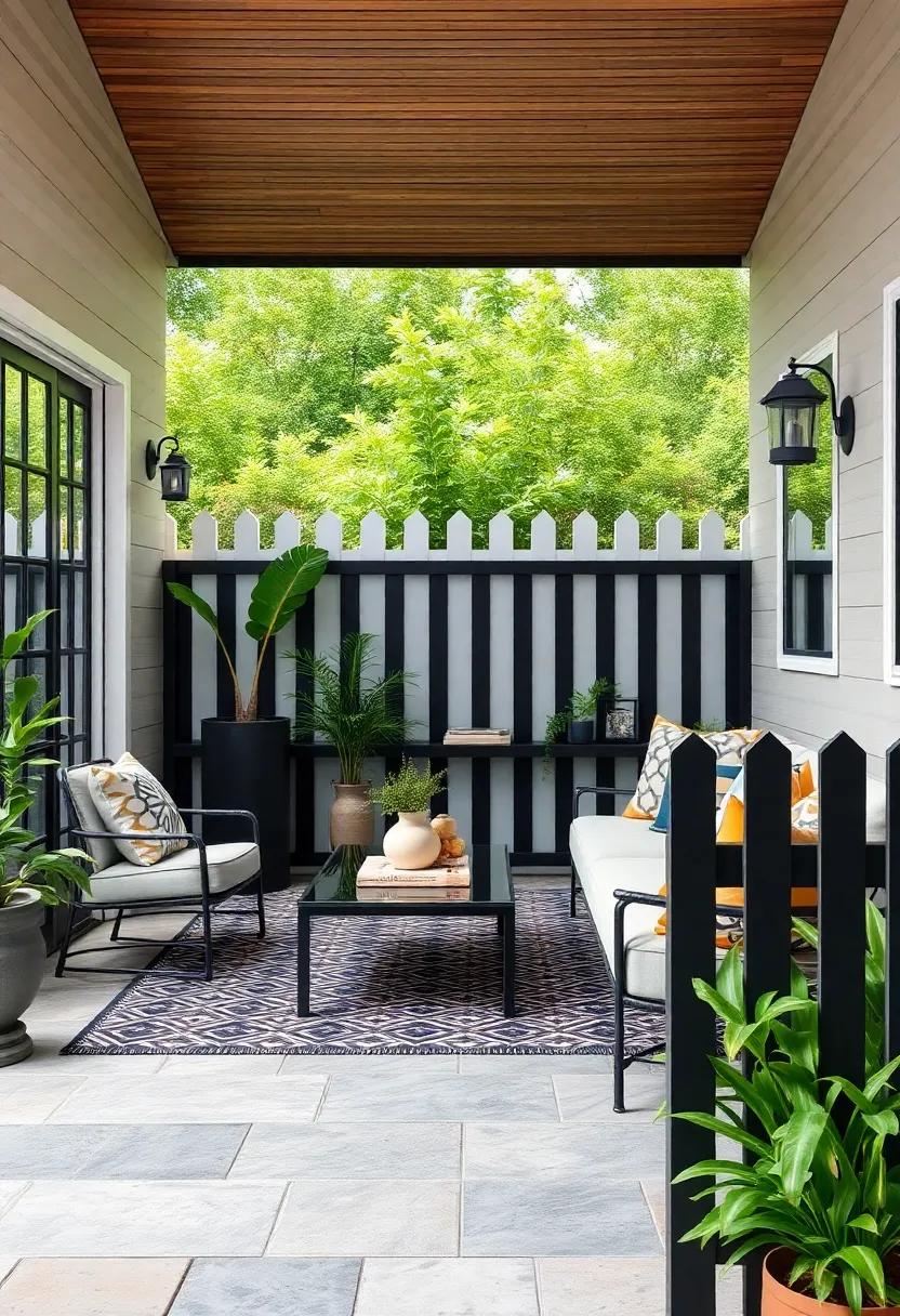 Traditional Black Picket Fence with Matte Finish