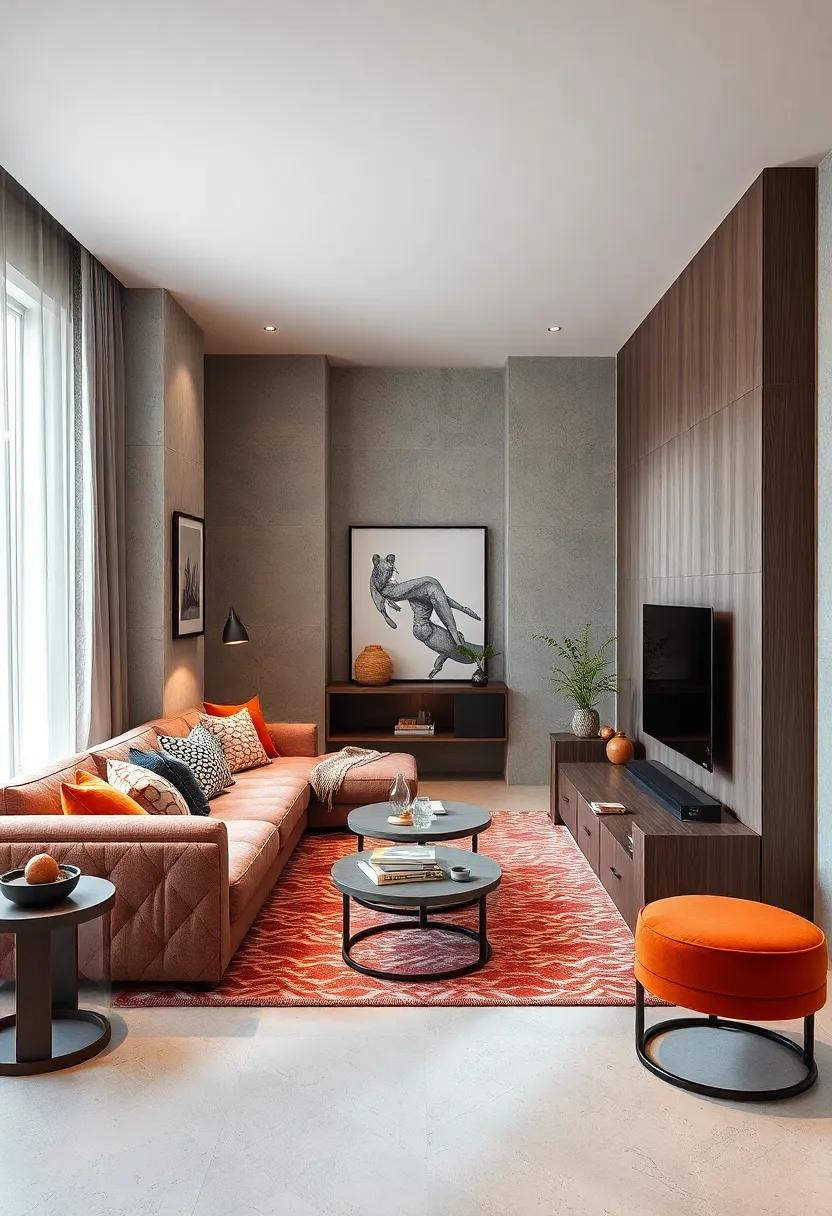 modular wall panels that fold out into a guest bed or⁤ seating area