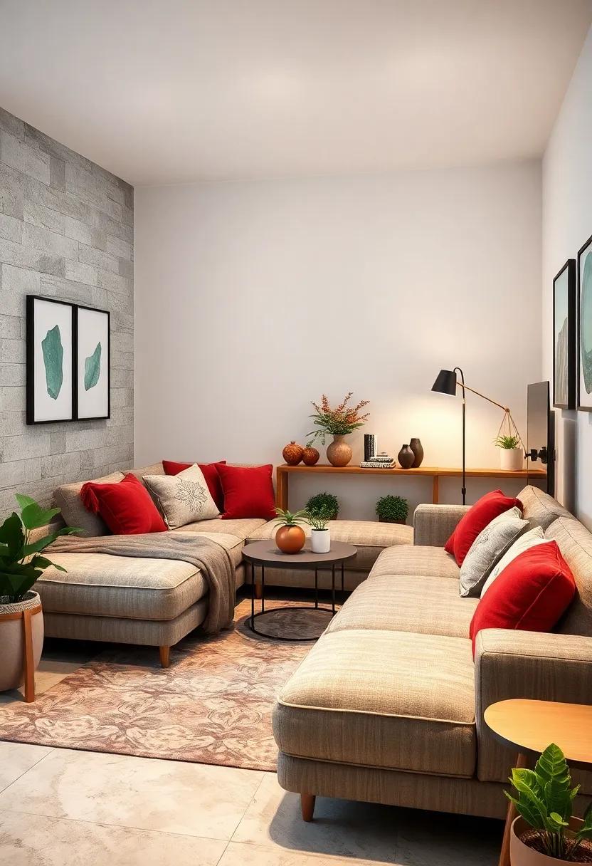 Sleeper sofa with a chaise lounge that ⁤flips ⁢into ⁢a bed for guests