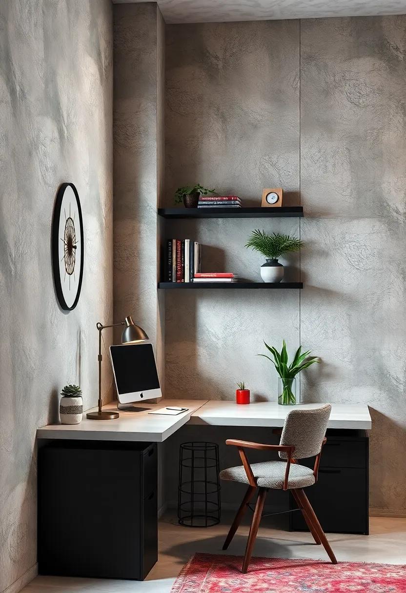 Matte black foldable desks with hidden⁤ compartments keep clutter out of sight, maintaining a sleek​ and orderly environment