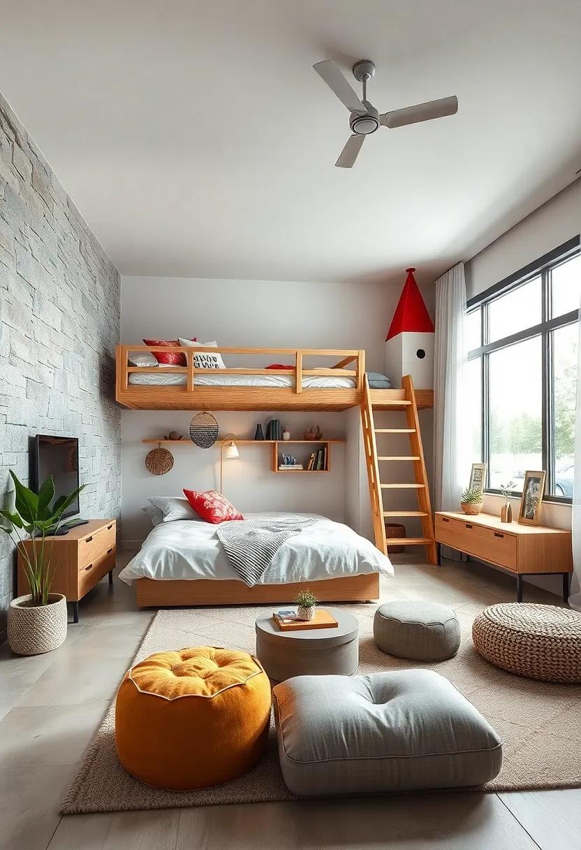 Creating Themed Car or Castle Loft Beds that Double as Interactive Playgrounds