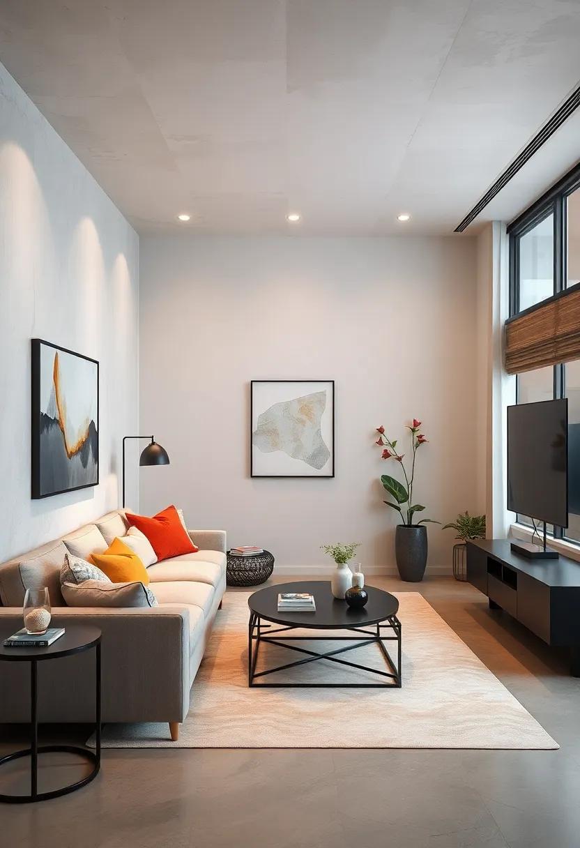 Opt for ‌a monochromatic color scheme​ to create a sleek, cohesive ⁤look that⁢ visually ‌expands the space