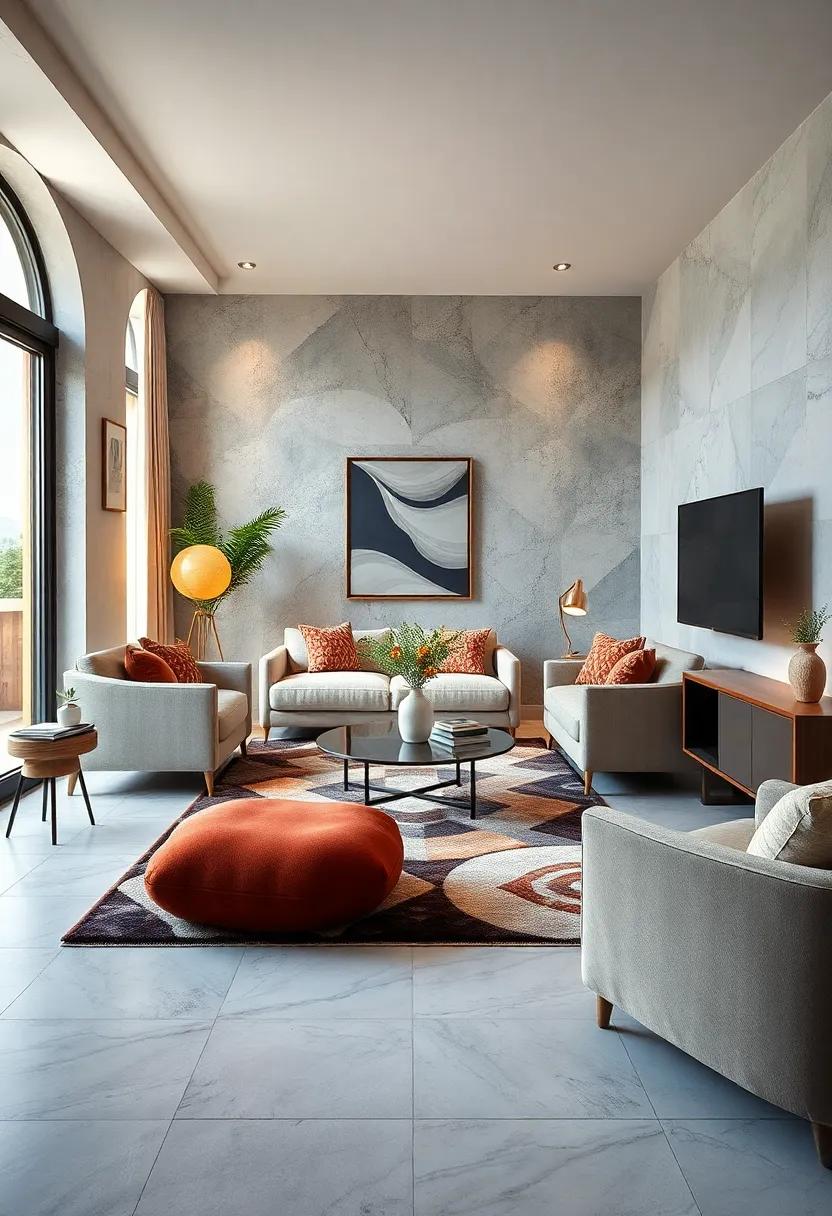 Select rugs ⁤with geometric⁤ patterns to add a ⁣touch of ‍modern sophistication and define different areas