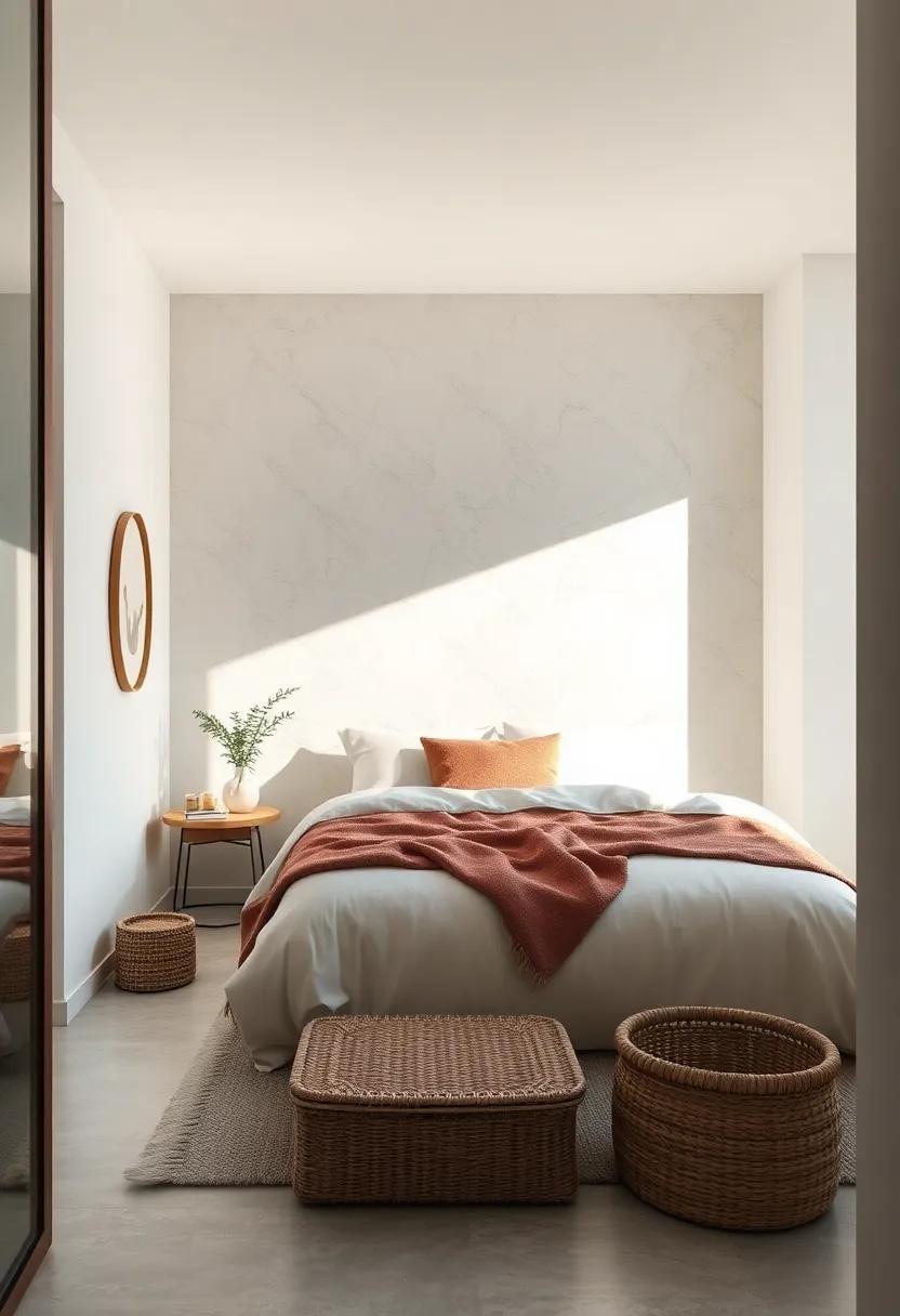 Choose decorative baskets or boxes for organizing ⁢items while‌ adding subtle texture to the ‌room