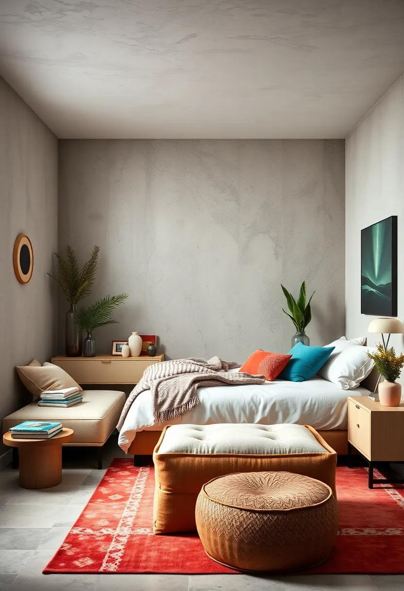 Incorporate ​multifunctional furniture like⁢ ottomans with hidden⁢ storage to‌ maximize utility