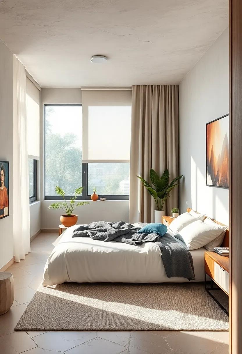 Replace bulky curtains with sleek roller ⁢shades ‍or ‌blinds ‌for a ‌clean, uncluttered window treatment