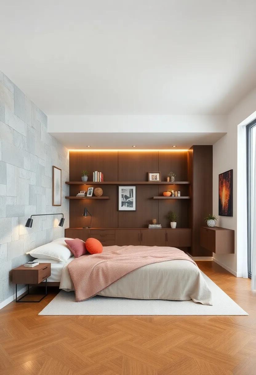 Use​ floating ‍shelves to keep the floor clear while displaying your favorite decor pieces