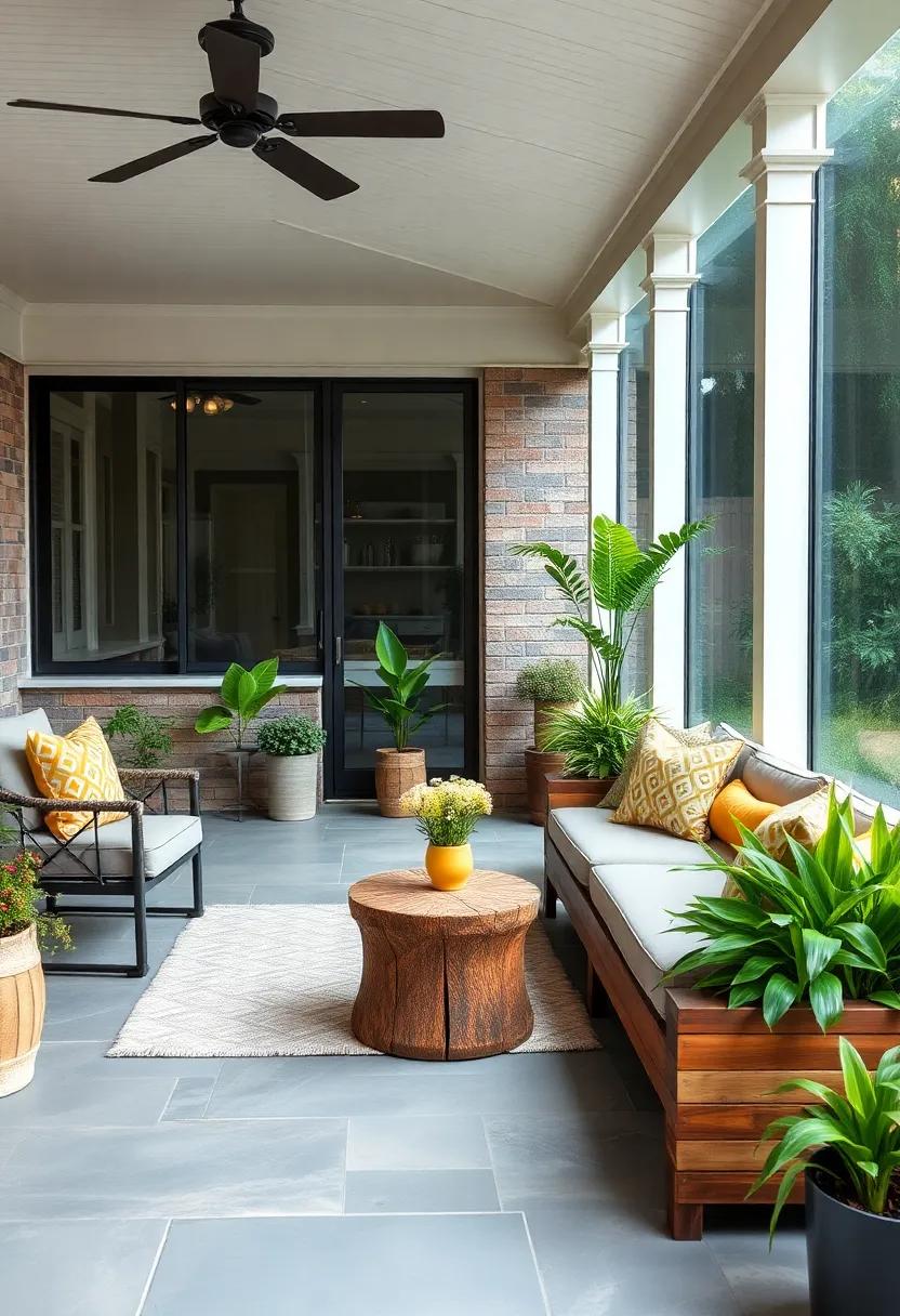 Convertible⁢ daybeds transforming ​your porch⁤ from a cozy seating area to a relaxing lounge