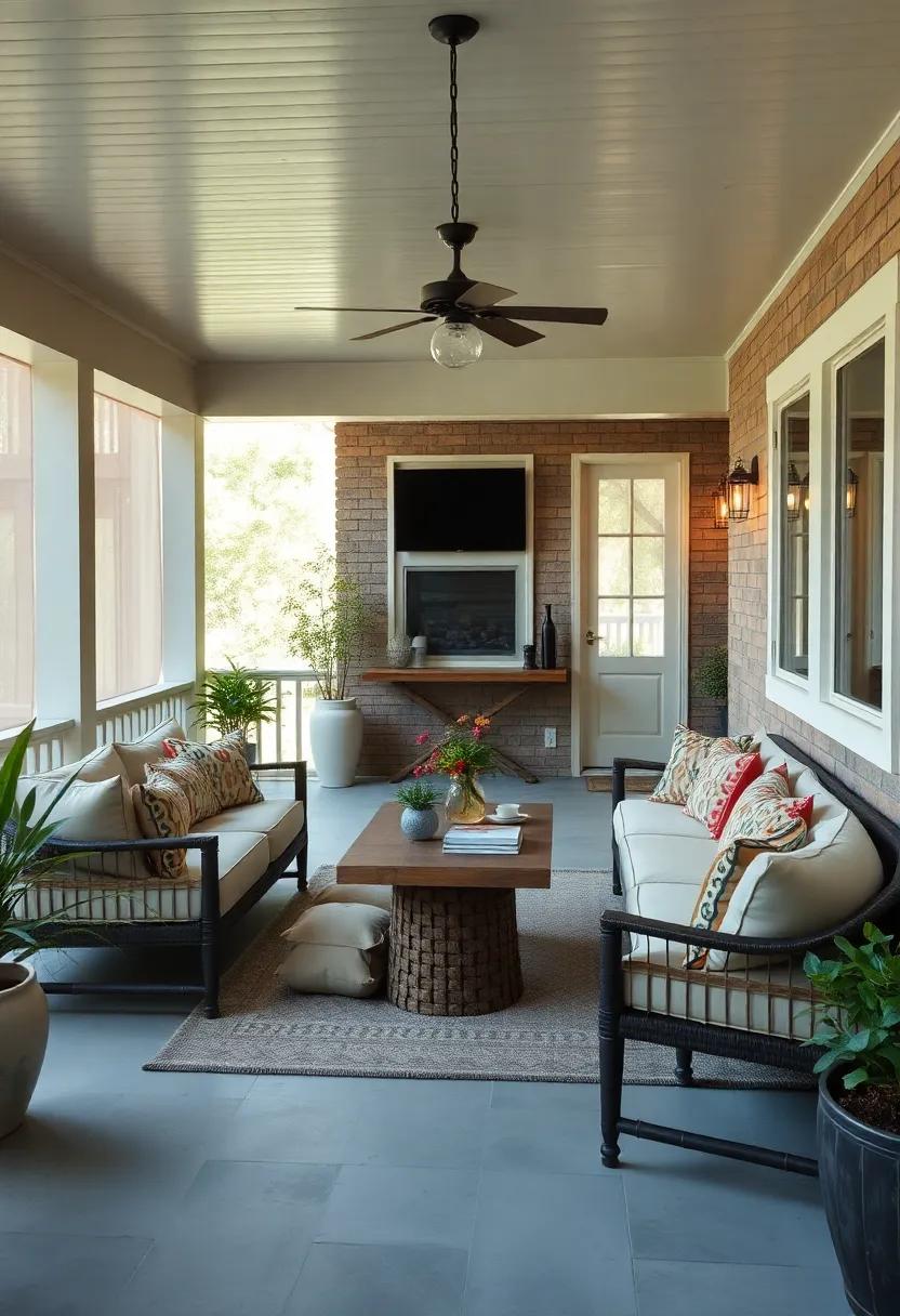 Multi-tiered bar​ tables that serve as dining spots and⁢ extra counter‌ space