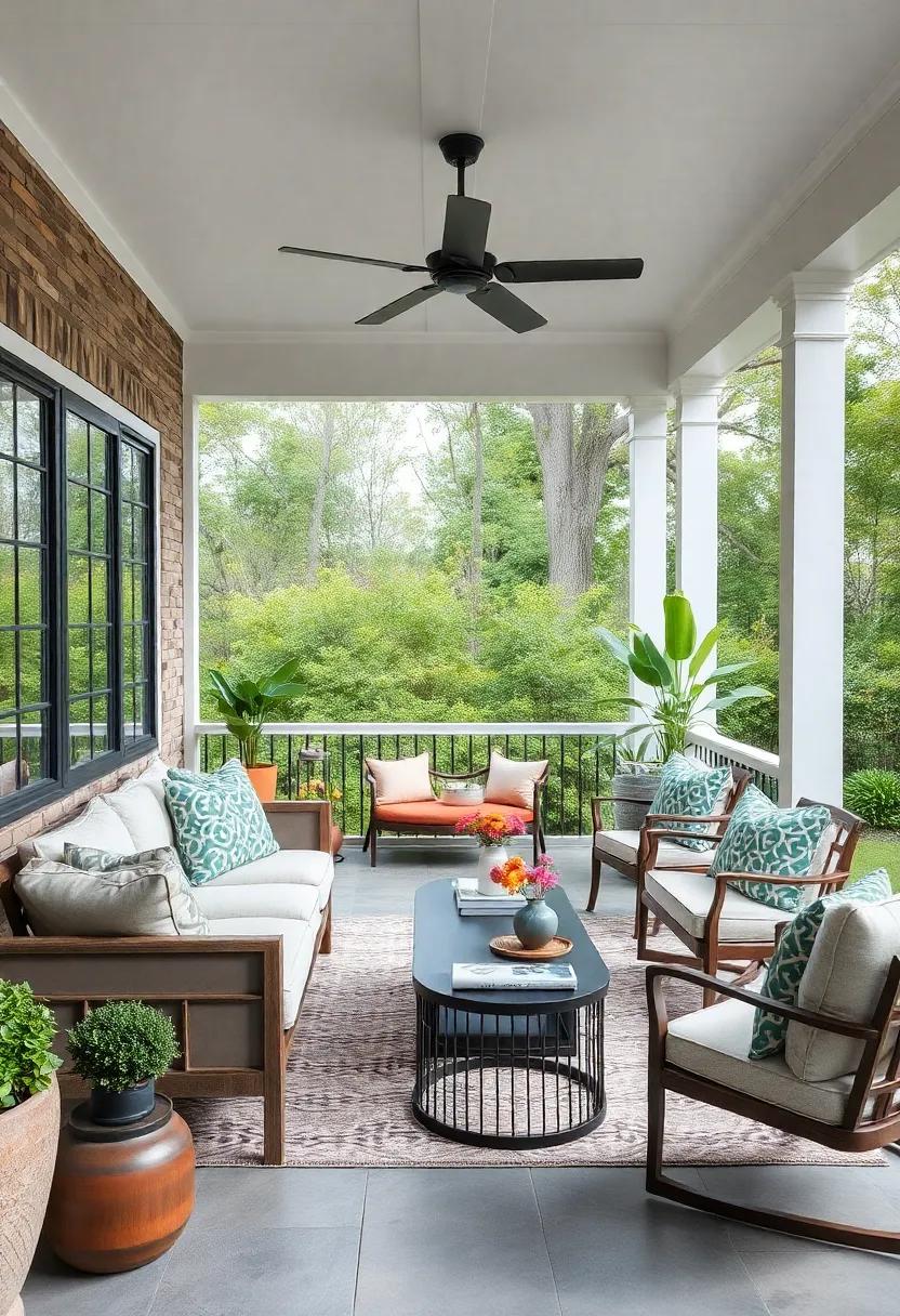 Multi-purpose side⁣ tables ⁢with built-in⁢ wireless charging for⁢ tech-savvy porches