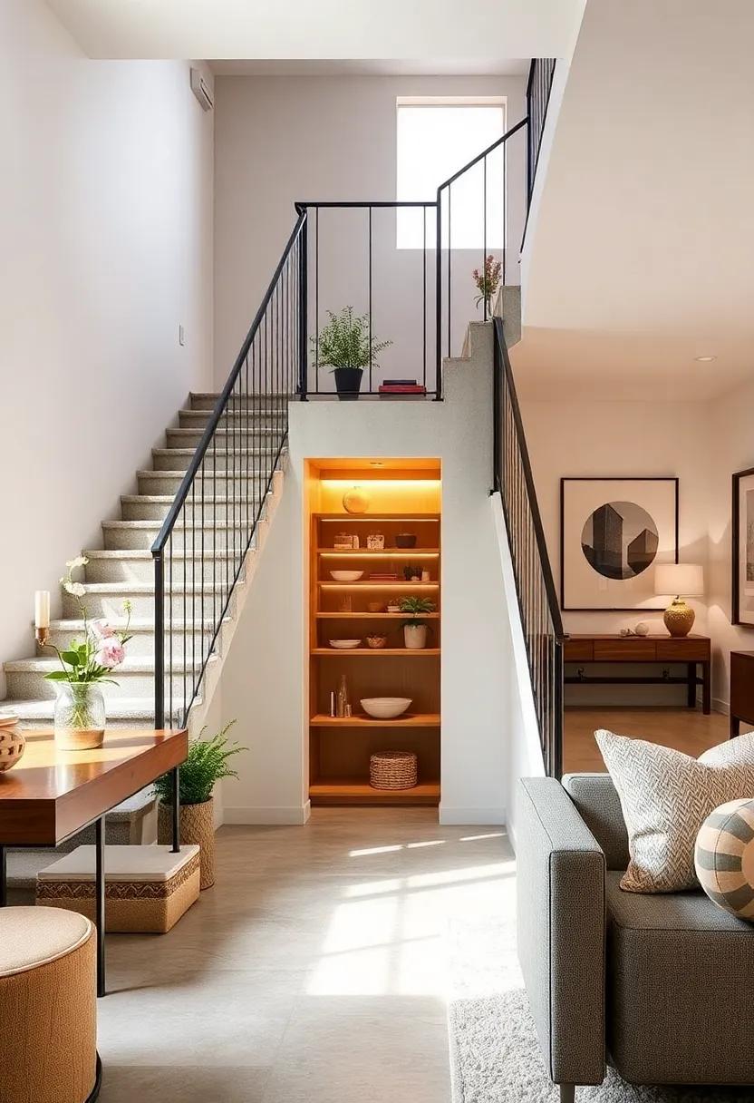 Compact Pantry Shelving Located ‍Under stairs