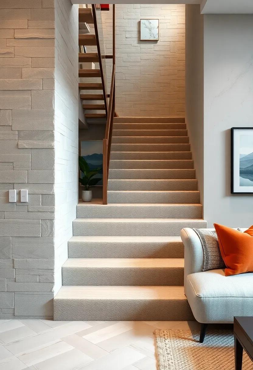 hidden Cabinets Integrated into Step Risers