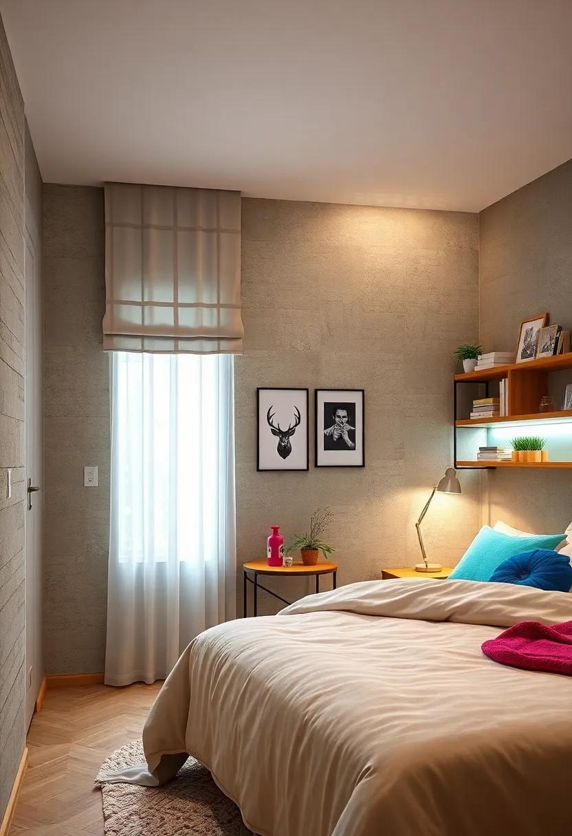 LED Strip‌ Lights Under Beds and ‍Shelves