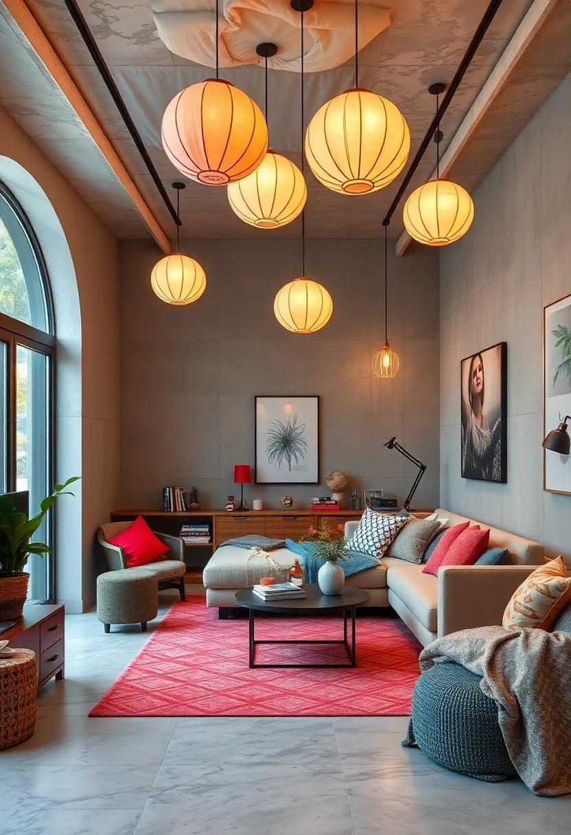 Hanging‍ Paper Lanterns to Add Soft⁢ Warmth