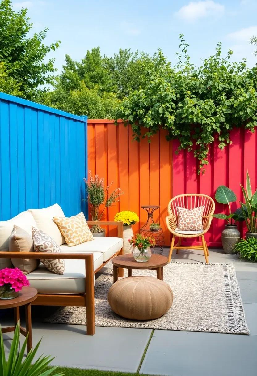 Paint Your Fence in Bold Summer colors to Brighten Up Your Garden