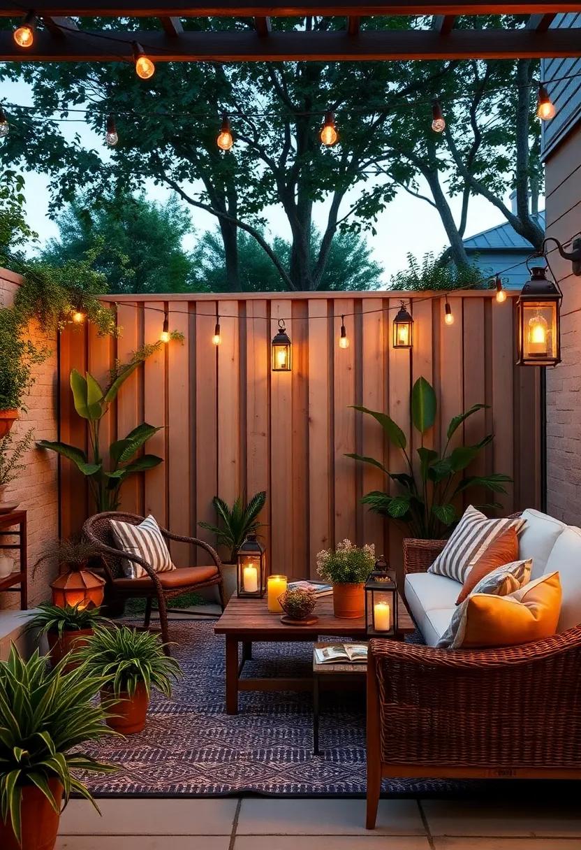 hang Decorative Lanterns Along the​ Fence for Warm​ Evening ‌Ambiance