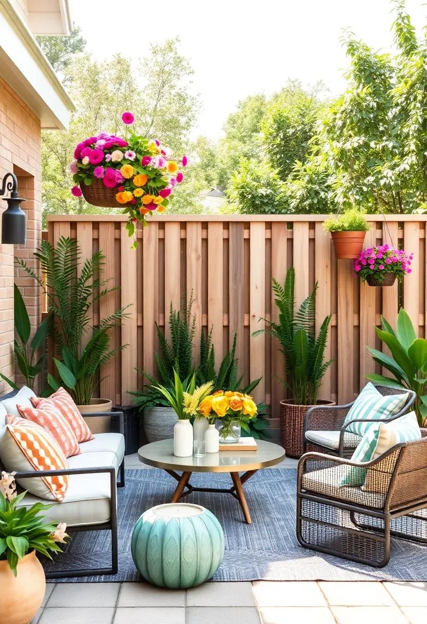 Hang Baskets Filled with​ Seasonal​ Flowers for a Splash ⁣of Color