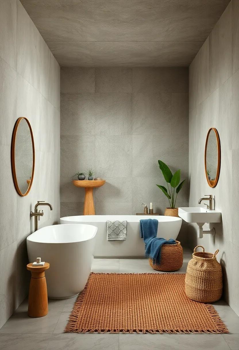 Incorporate natural fibers in rugs and storage baskets to enhance eco-friendly style