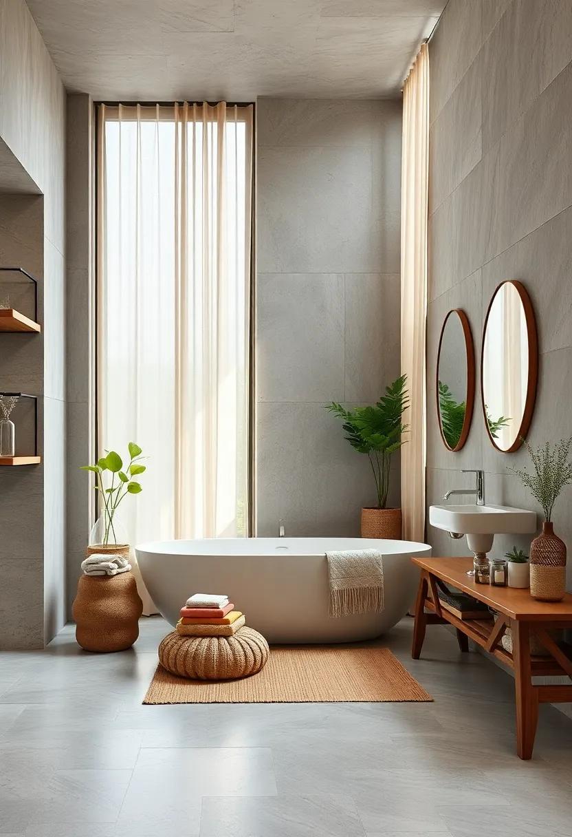 Use silk or hemp window treatments made from sustainably harvested materials