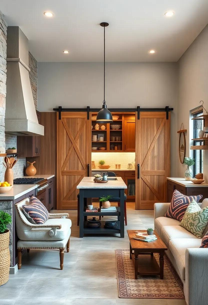 Enclosed Pantry with⁤ Sliding Barn Doors