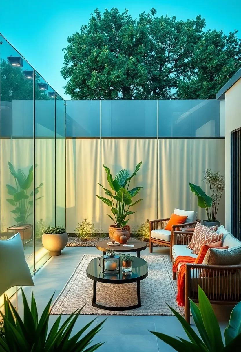 Edge-Lit Glass‍ Fences​ Creating a Soft ⁣Glow and Highlighting Garden Features