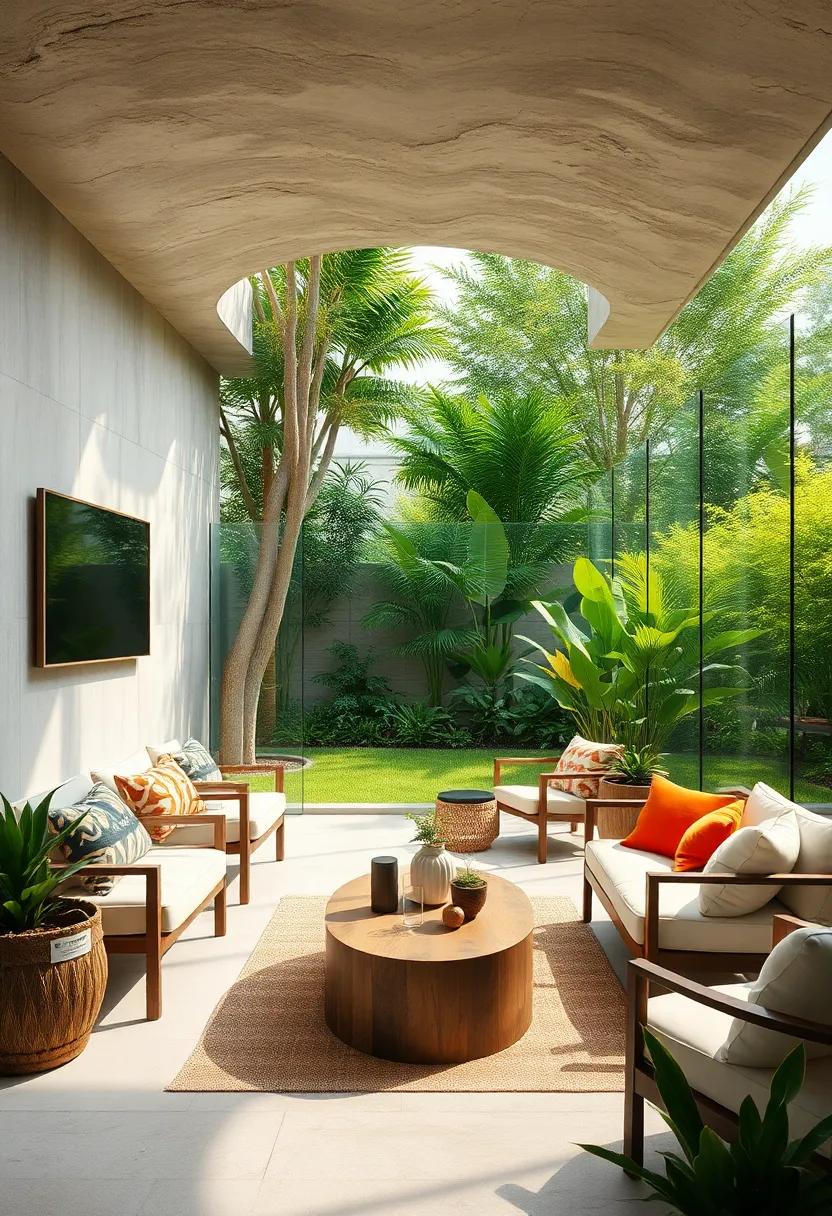 frameless Glass Dividers​ Creating Invisible Boundaries ‌in Urban‌ Gardens