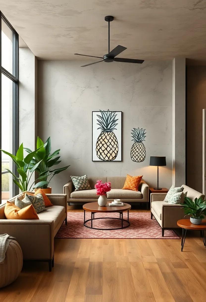 Hand-Drawn Pineapple Sketches: Casual and ⁢authentic, ideal for rustic⁤ or eco-friendly designs