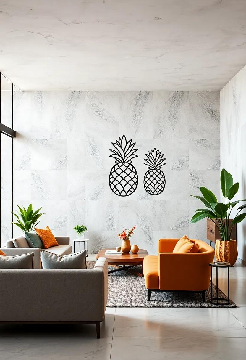 Minimalist ‍Line Art Pineapple: A sleek,understated approach ideal ​for⁣ contemporary and chic branding
