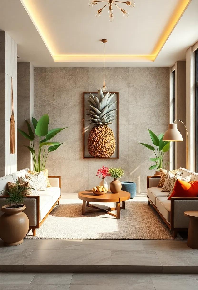3D⁤ Pineapple ‍Rendering: Adding depth⁤ and realism, ideal for modern digital art and⁢ branding