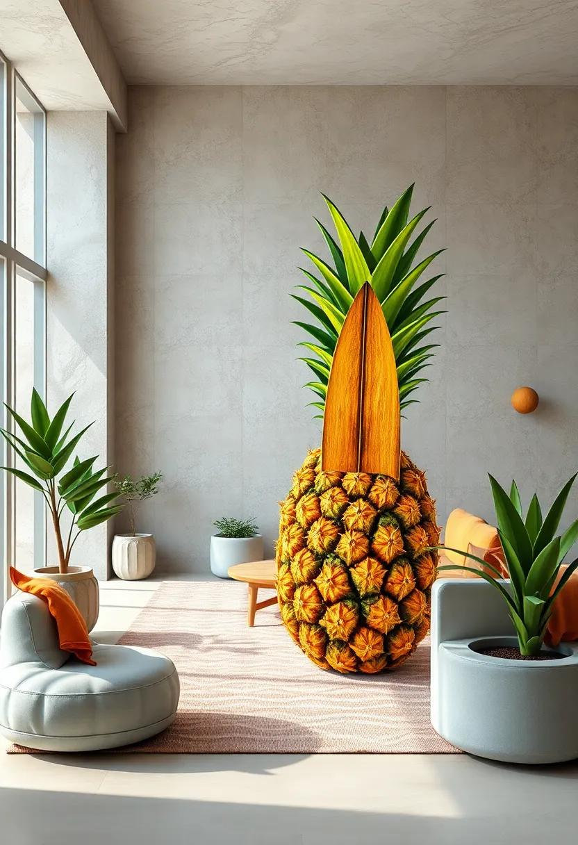 Pineapple and surfboard ⁢graphics: A cool, laid-back motif connecting the fruit with surf culture vibes